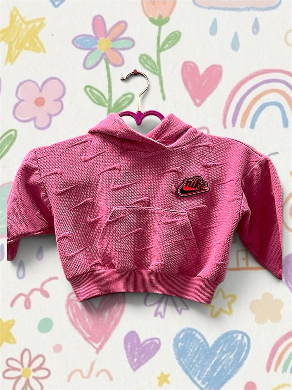 Nike toddler textured swoosh sportswear hoodie